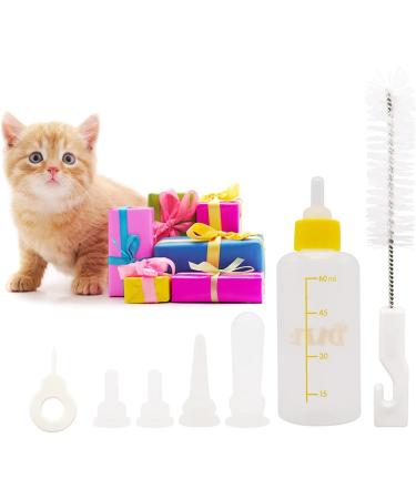 Pet Nurse Feeding Bottle Kit for Dogs, Puppies, and Kittens with Replacement Nipples - Pet Feeder Set - Buy Online on GoSupps.com