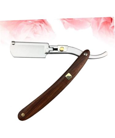 Magiclulu 3-in-1 Men's Barber Razor | Safe Manual Knife Holder & Wooden Cutlery for Precision Shaving - Buy Online on GoSupps.com