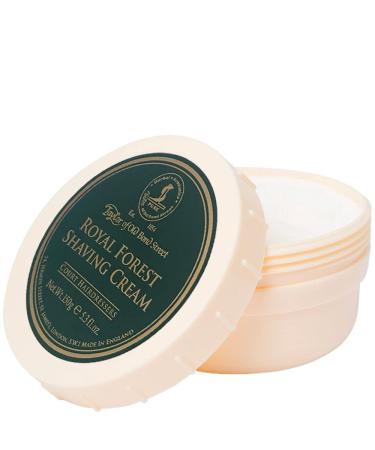 Taylor of Old Bond Street Shaving Cream Bowl 150g (Forest) | Luxurious and Moisturizing Shave Cream - Buy Online on GoSupps.com