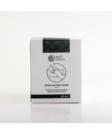 MCT natural | Herbal massage cream 175ml | Purely natural | Refreshing effect | Relaxation | Essential oils | Muscle relaxation