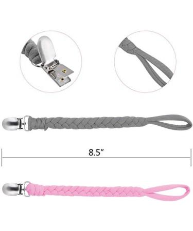 Clicitina Multicolored Hand Woven Baby Pacifier Rope with Bow - Anti-Drop for Kitchen Dining & Bar - UJD97 - Buy Online on GoSupps.com