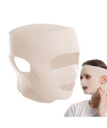 Yianyal Face Lifter - Reusable Face Lifting Bandage - Chin up Masque for Double Chin Reduction Slimming Face Strap for Women and Men