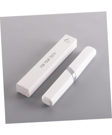 Ultechnovo Travel Toothbrush Holder Set - Portable Manual Toothbrush Organizer for Adults - White PP - Buy Online on GoSupps.com