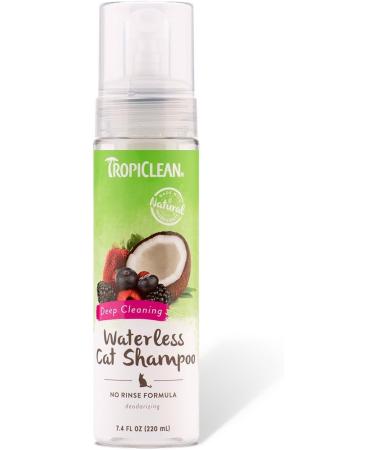 Tropiclean Waterless Cat Shampoo 7.4OZ - Buy Online on GoSupps.com