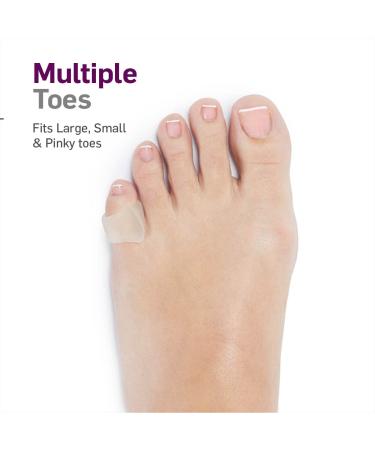 NatraCure Gel Toe Separators Variety Pack with Loops - Small, Medium, Large Sizes - Toe Spacers for Pain Relief - Buy Online on GoSupps.com