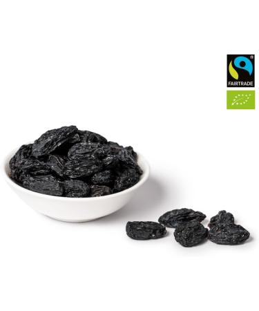  pakka PAKKA - Fairtrade Black Beauty organic raisins 1kg seedless sun-dried unoiled directly from small farmers in Samarkand Uzbekistan vegan packaging - Buy Online on GoSupps.com