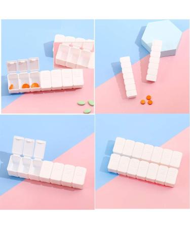 7-Day Pill Box Organizer | Travel-Friendly Tablet & Vitamin Holder | Durable Plastic Medicine Case - Buy Online on GoSupps.com