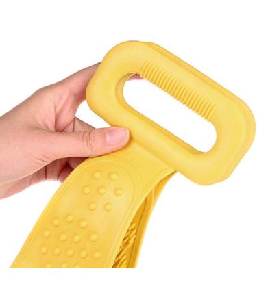 EXCEART Silicone Back Scrubber Belt - Gray - Ultimate Shower Exfoliation Tool for Smooth Skin - Durable & Easy to Use - Ideal for All Body Types - Buy Online on GoSupps.com