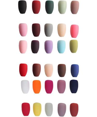 dijiusidy 1 Set Color Street Nail Strips Toe Files Matte Stick Solid Color Full Cover Art Decals Salon Supplies Decorations 13purple - Buy Online on GoSupps.com