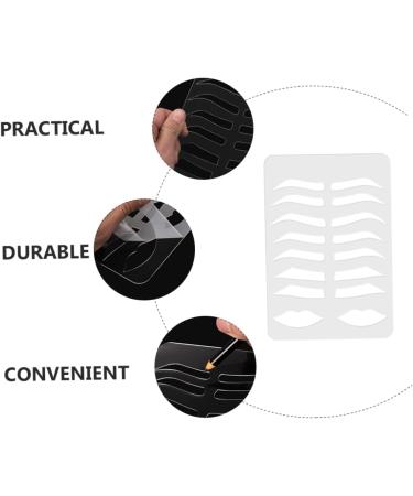  SOESFOUFU Eyebrow Stencil Plate Eyebrow Shaping Template Eyebrow Shape Practice Mold Lip Stencil Mold Eyebrow Size Acrylic Accessories - Buy Online on GoSupps.com