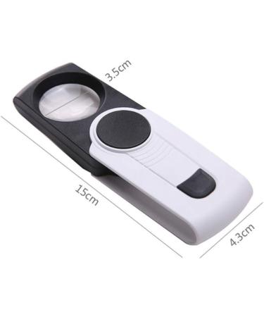 Magnifiers for Craft Work Reading Magnifier 63/5000 Light Portable Magnifying Glass Rotating Hand-held Magnifying Glass Children and Elderly Reading HD 8 Times Magnifying Glass Vision - Buy Online on GoSupps.com