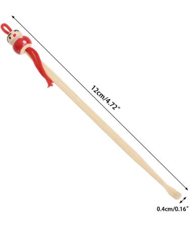 10Pcs Cartoon Doll Bamboo Earpick Spoon Set for Safe Earwax Removal - Buy Online on GoSupps.com