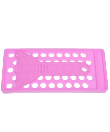Garneck Outils de Remplissage 2 Pi ces Violet PP 5 G Plateau et Spatule pour Fabrication DIY de Rouge L vres L vres pour Projets Artisanaux