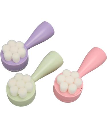 Double Sided Facial Brush Manual Exfoliating Facial Cleansing Brush Soft Bristles for Face Care - Buy Online on GoSupps.com