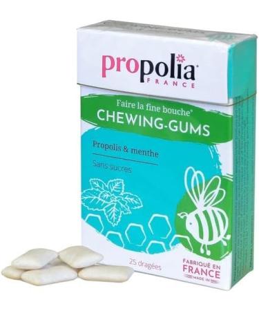 CHEWING GUM PROPOLIS MINT AND XYLITOL X 25 DRAGEES PROPOLIA UNIT - Buy Online on GoSupps.com