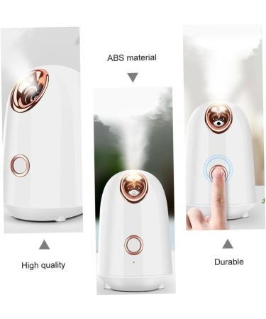 DRESSOOS Water Replenishing Instrument Steamer Mini Face Steamer Face Spa Device Mist Humidifier White Abs - Buy Online on GoSupps.com