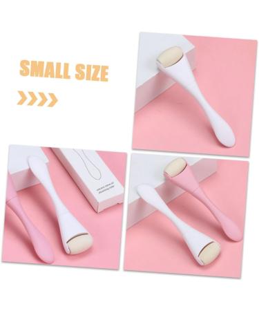 Mikinona Oil Removal Roller Face Massager Skin Care Roller Face Beauty Roller Skin Care Tool Facial Massage Tool Oil Absorbing Face Roller Facial Massager Handheld Face Roller 10.30X2.70X1.50CM White - Buy Online on GoSupps.com