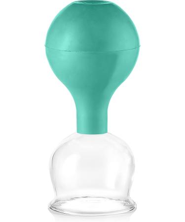 Pulox Cupping Glass Set of 5 - Real Glass Suction Cups (25mm 32mm 40mm 52mm 62mm) - Green | International Shipping Available - Buy Online on GoSupps.com
