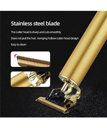 USB Rechargeable Hair Clipper | Professional T-Blade Hair Cutting Tool for Men | Beard Trimmer 0 MM Cutter - Buy Online on GoSupps.com