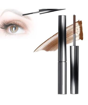 Vervaci Iron Rod Mascara Vervaci Mascara Iron Wand Mascara Waterproof Mascara With Metal Wand Metal Wand Mascara Long-lasting Curling Iron Mascara (Brown)