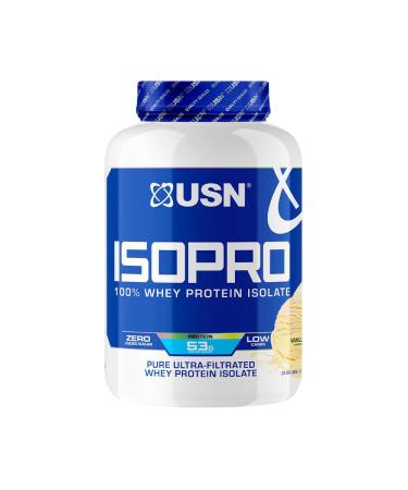 USN USN - Iso Pro 100% Whey Protein Isolate (1.8 kg) - Whey protein - Low in fat - Vanilla
