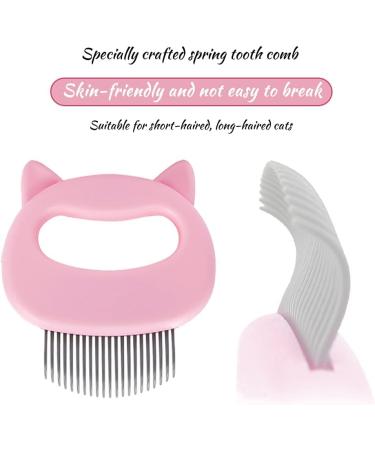 Xixiran Cat Brush - 2PC Massage Comb Set for Pet Fur Care & Undercoat Removal | Relaxing Cat Grooming Tools - Buy Online on GoSupps.com