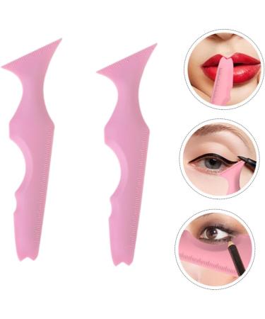 MAGICLULU 10 Pcs Silicone Beauty Ruler Blinder Tools Makeup Eyeliner Makeup Guide Stencils Cosmetic Lip Line - Buy Online on GoSupps.com