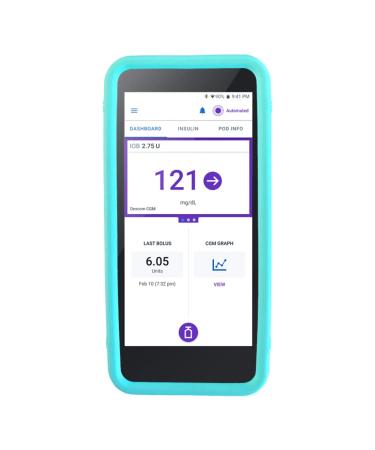 Omnipod 5 Gel Skin Case- Soft Silicone Cover Designed to Protect The Omnipod 5 Device (Aqua) - Buy Online on GoSupps.com
