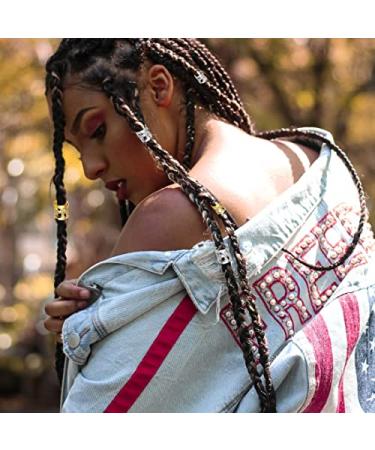 MenYiYDS 50pcs Dreadlocks Beads - Adjustable Aluminum Dreadlock Rings & Hair Accessories in Gold & Silver - International Shipping - Buy Online on GoSupps.com