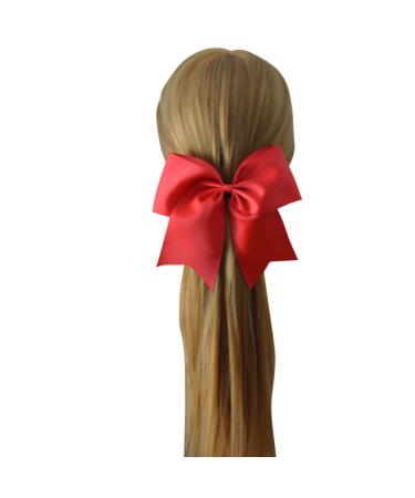 Bzybel 6 Inch Large Cheer Bow Set - 12 pcs Jumbo Hair Bows for Teens & Women - Softball Cheerleader Accessories in Mix Colors - Buy Online on GoSupps.com
