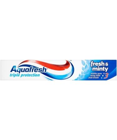 Aquafresh Fresh & Minty Toothpaste 125ml - Ultimate Freshness for International Shipping - Buy Online on GoSupps.com