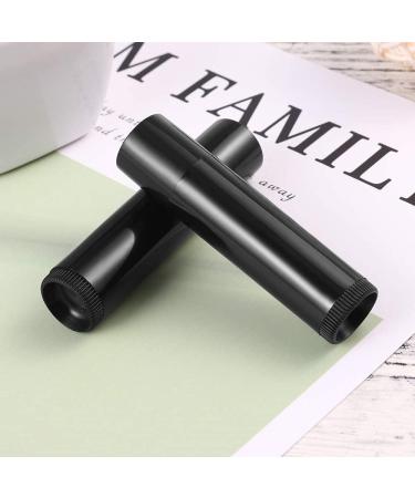 ImiroTree 25-Piece DIY Lip Balm Tubes - Refillable Black Lip Gloss Containers for Homemade Lip Care - 5ml Storage Solution - Buy Online on GoSupps.com