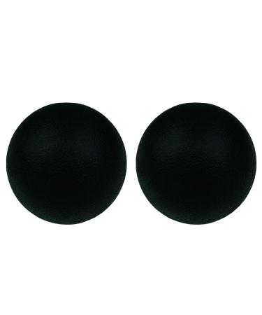 Massage ball fascia ball hard lacrosse ball massage.Massage balls for back legs feet hands.Triggerpunktball for yoga myofascial relaxation muscle relaxation acupuncture massage.2 pieces.(Black) - Buy Online on GoSupps.com