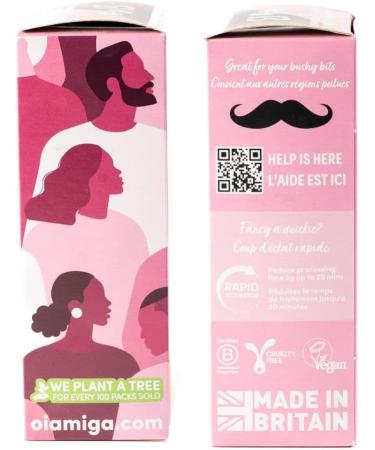 Oiamiga Deep Caramel Permanent Hair Dye Inclusive Hair Colour for All Hair Types Rapid Processing Made with Natural Ingredients Vegan and Cruelty Free 120ml - Buy Online on GoSupps.com