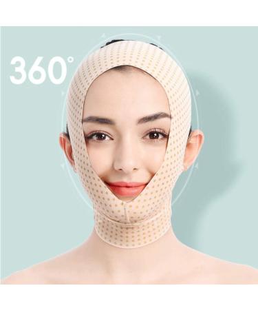 Facelifting Bandage Seamless Sleep Mask - V Face Lifting & Firming Double Chin Shaping for a Sculpted Look - Buy Online on GoSupps.com