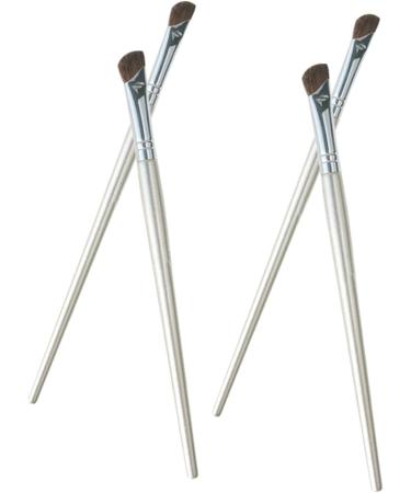 Housoutil 8 Pcs Nose Shadow Brush Makeup Brush Spoolie Brush Powder Brush Contour Brush Miss Eyes Angled Brush mediumx2pcs As Shownx2pcs - Buy Online on GoSupps.com