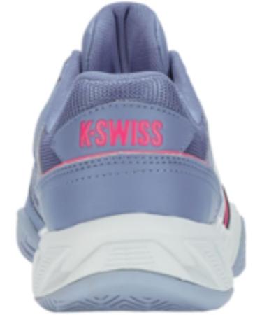 K-Swiss Women's Bigshot Light 4 Tennis Shoe - 41.5 EU - Infinity Blue & Blush Blue Blizzard - International Shipping Available - Buy Online on GoSupps.com