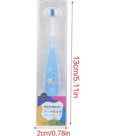 Three-Page Cartoon Toothbrush for Kids | Soft Bristles & Portable Anti-Sensitive Design - Buy Online on GoSupps.com