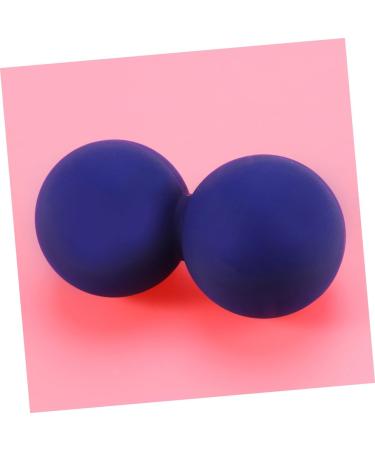 JeCompris 3-Pack Muscle Peanut Massage Balls - Acupressure & Fitness Roller - Dark Blue Silicone Yoga Peanuts for Foot Sole Relief - Buy Online on GoSupps.com