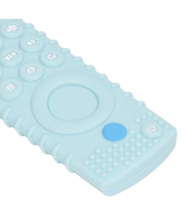 TV Remote Control Bite Ring Toy | Gum Massage & Coordination Aid for Babies | Light Blue Travel Essential - Buy Online on GoSupps.com