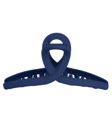 Premium Navy Blue Hair Clips - Slipproof Acetate Strong Claws for Women & Girls | Perfect for Makeup & Cooking - Buy Online on GoSupps.com