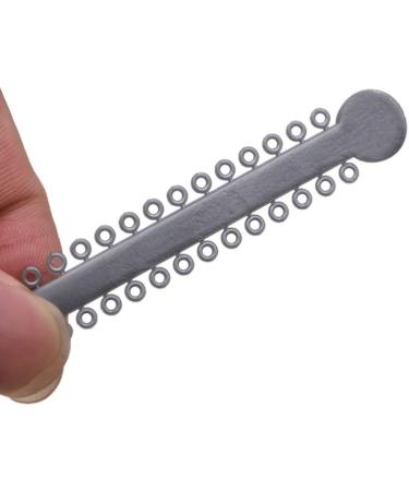 MIBICIRI 2Bag/2080Pcs Dental Orthodontic Ligature Ties Orthodontic O-Rings Elastic Rubber Bands for Braces Teeth (Grey) - Buy Online on GoSupps.com