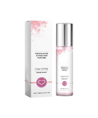 Pheromones Perfumes for Women Long-lasting and Addictive Personal Roll-on Pheromone Perfume Oil Fragrance Cologne for Women to Attract Men (10mL) 0.34 Fl Oz (Pack of 1) Pink