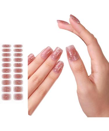 Elegant Gel Nail Strips Eye Catching Star Patern Nail Stickers DIY Decoration Perfect for Parties and Celebrations - Buy Online on GoSupps.com