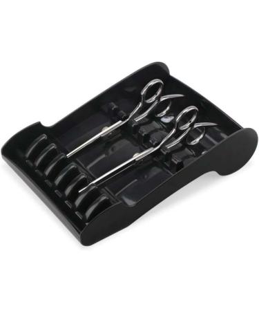 Beaupretty Hair Scissors Holder Stand - 2pcs Black Accessories for Hairdressing Salons | Hair Comb & Scissors Storage - Buy Online on GoSupps.com