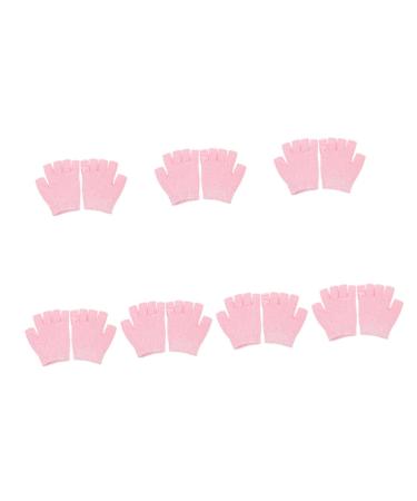 FRCOLOR 7 Pairs Gel Moisturizing Gloves Heated Mittens Women Gloves Hand Moisturizing Gloves Moisturizing Gloves for Half Finger Gloves Soft Dry Hands Hand Gloves Women's Knitting Cosmetic