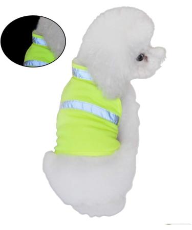Buy Villcase Reflective Safety Vest for Dogs | High Visibility Breathable Summer Clothing | Fluorescent Yellow Size L | Ideal for Walking Running Hiking - Buy Online on GoSupps.com