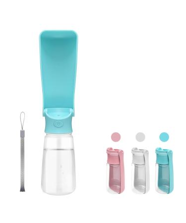 Petcooz drinking bottle dogs for 550ml on the go dog drinking bottle for 180 foldable portable pet drinking bottle water bowl spout water bottle for walking travel blue