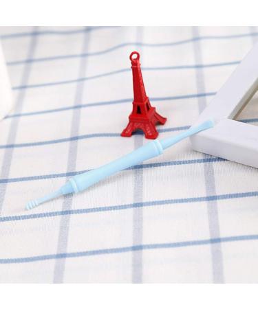 Spiral Ear Pick Earwax Removal Tool 5Pcs - Double-end Digging Ear Spoon and Curette Remover - Blue Earpick Cleaning Tool - Buy Online on GoSupps.com
