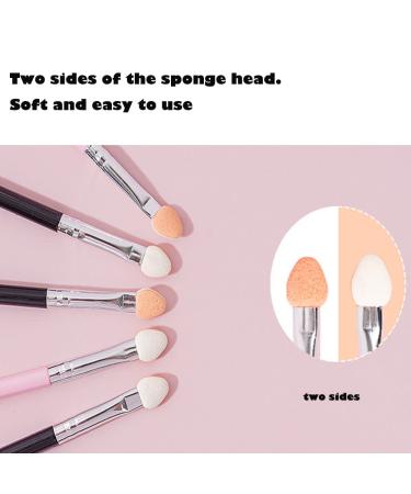 SALOCY Eyeshadow Brush Sponge Applicators - 10 PCS Pink Makeup Tools - Buy Online on GoSupps.com